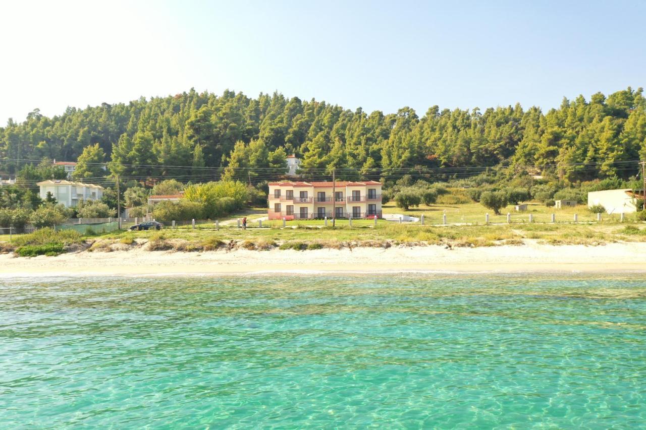 Skentos Apartments Sea View Polychrono Luaran gambar