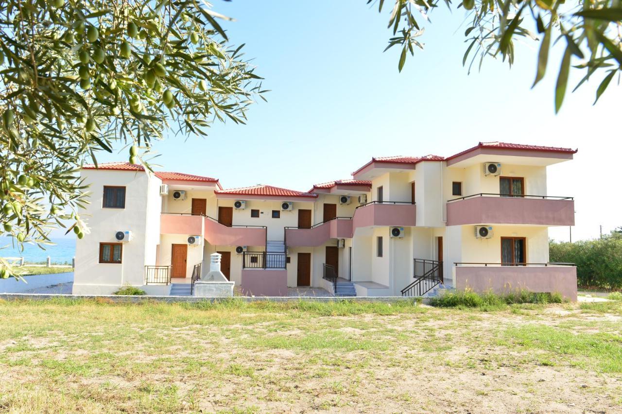Skentos Apartments Sea View Polychrono Luaran gambar